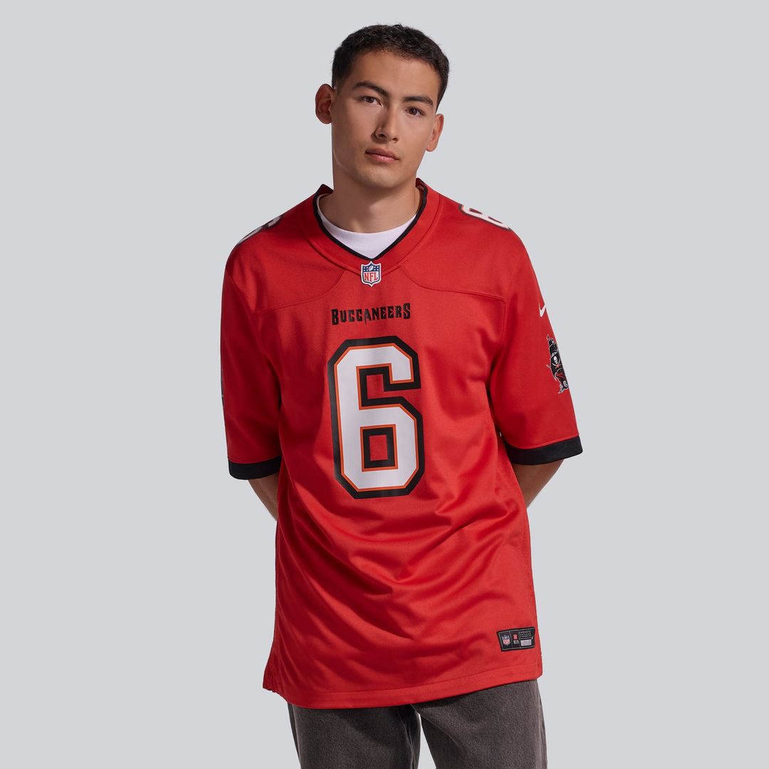 Men's Tampa Bay Buccaneers Baker Mayfield White Away Game NFL Football Jersey - view 51