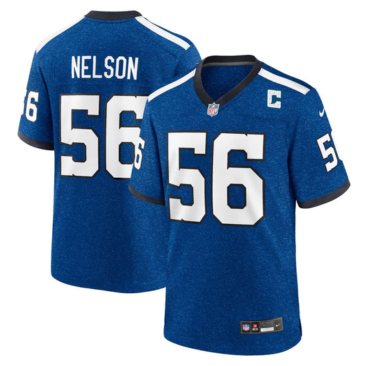 Men's Indianapolis Colts Quenton Nelson Royal Indiana Nights Alternate Game NFL Football Jersey - view 1