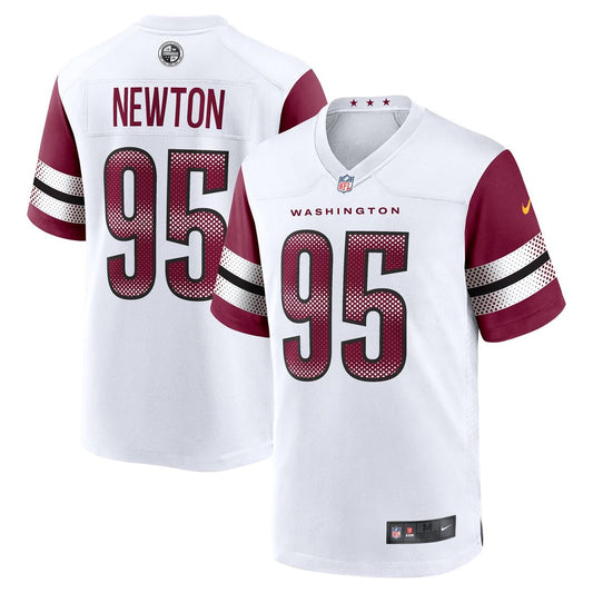 Men's Washington Commanders Jer'Zhan Newton White Game NFL Football Jersey - view 1