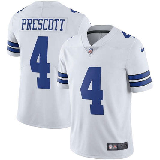 Men's Dallas Cowboys Dak Prescott White Limited NFL Football Jersey - view 1