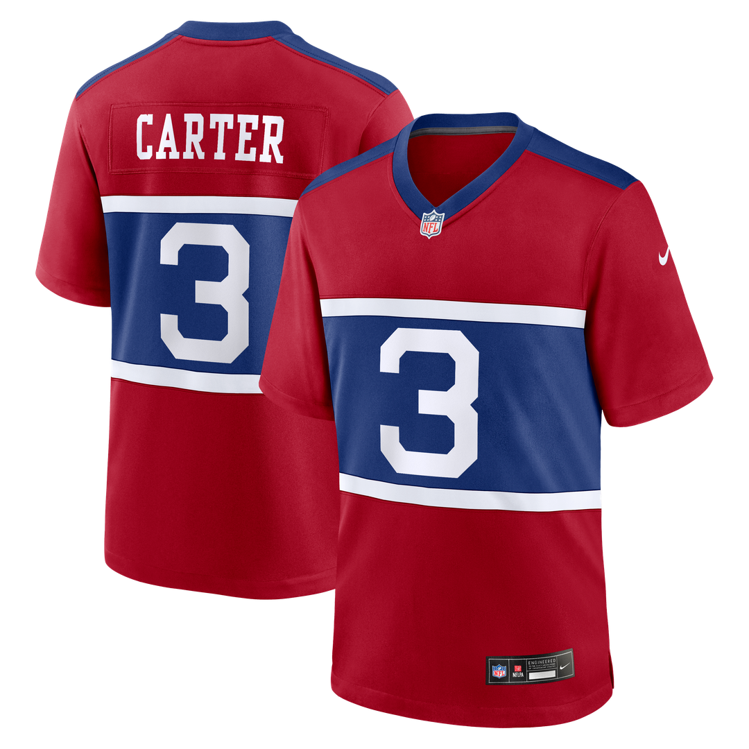 Men's New York Giants Abdul Carter White Game NFL Football Jersey - view 7