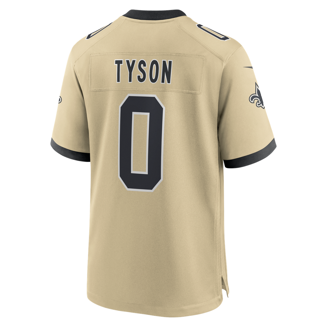 Men's New Orleans Saints Jordyn Tyson Black Team Game NFL Football Jersey - view 15