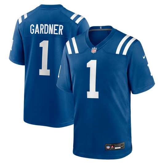Men's Indianapolis Colts Ahmad Sauce Gardner Royal Team Game NFL Football Jersey - view 1