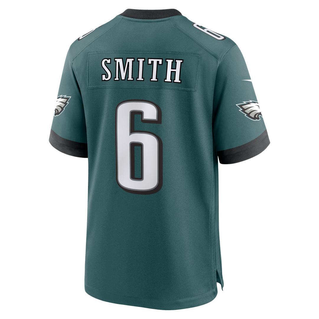 Men's Philadelphia Eagles DeVonta Smith Black Alternate Game NFL Football Jersey - view 12