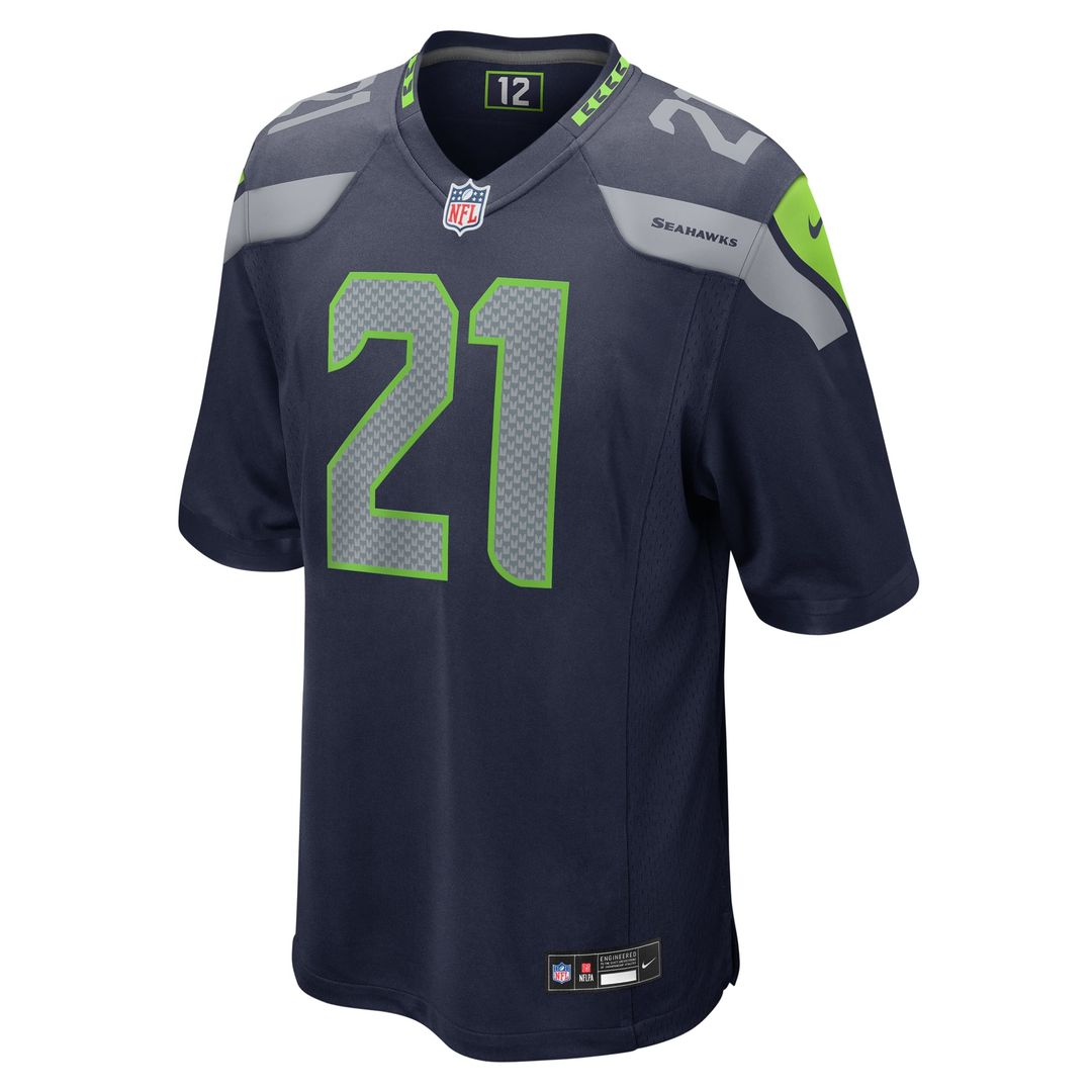 Men's Seattle Seahawks Devon Witherspoon College Navy Game NFL Football Jersey - view 2