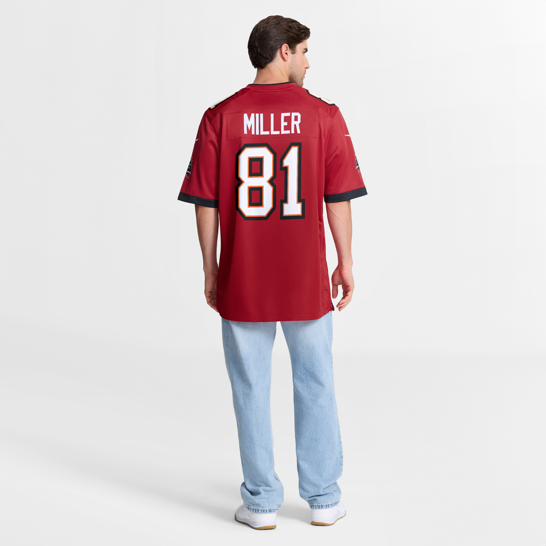Men's Tampa Bay Buccaneers Ryan Miller Red Team Game NFL Football Jersey - view 8