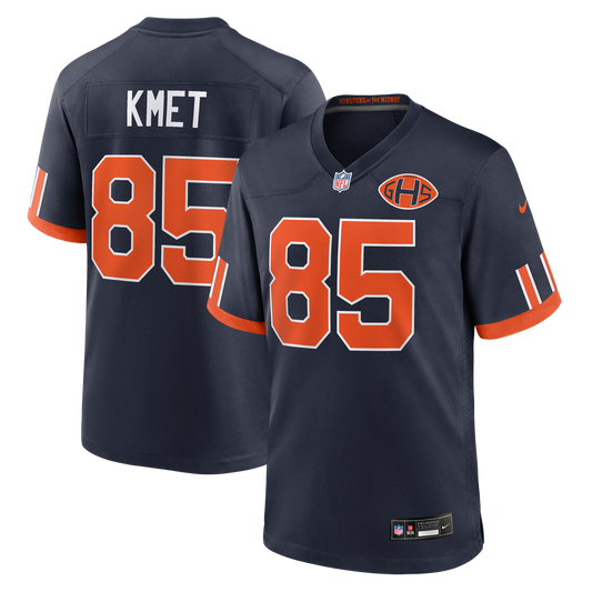 Men's Chicago Bears Cole Kmet Navy 2026 Rivalries Collection Game NFL Football Jersey - view 1