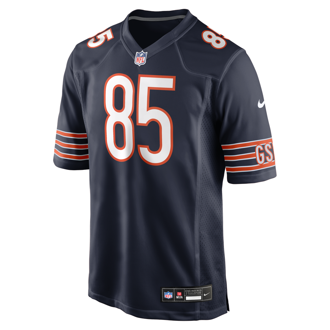 Men's Chicago Bears Cole Kmet Navy Player Game NFL Football Jersey - view 2