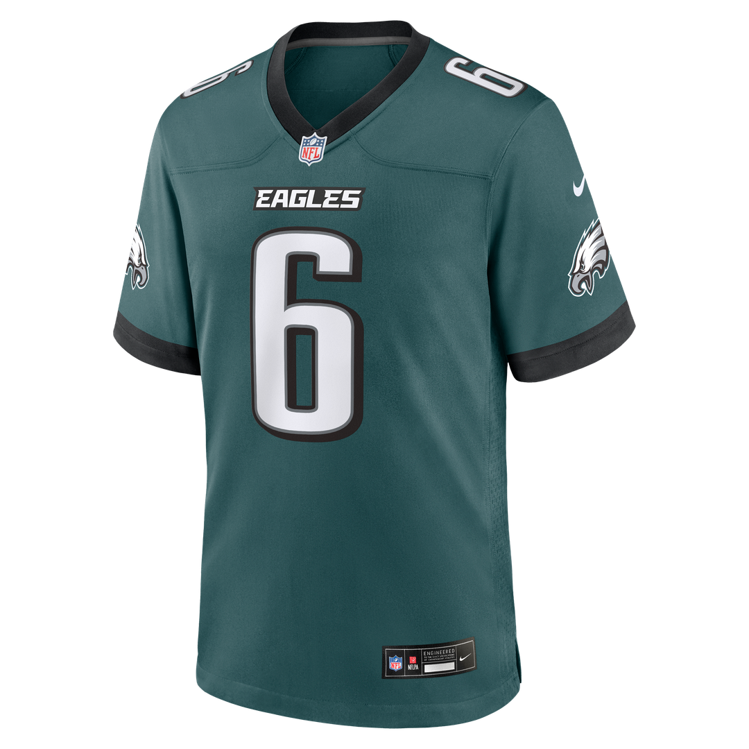 Men's Philadelphia Eagles DeVonta Smith Black Alternate Game NFL Football Jersey - view 11
