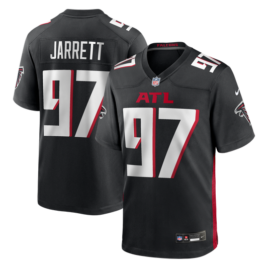Men's Atlanta Falcons Grady Jarrett Black Game NFL Football Jersey - view 1