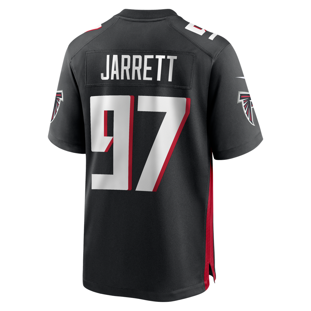 Men's Atlanta Falcons Grady Jarrett Black Game NFL Football Jersey - view 3