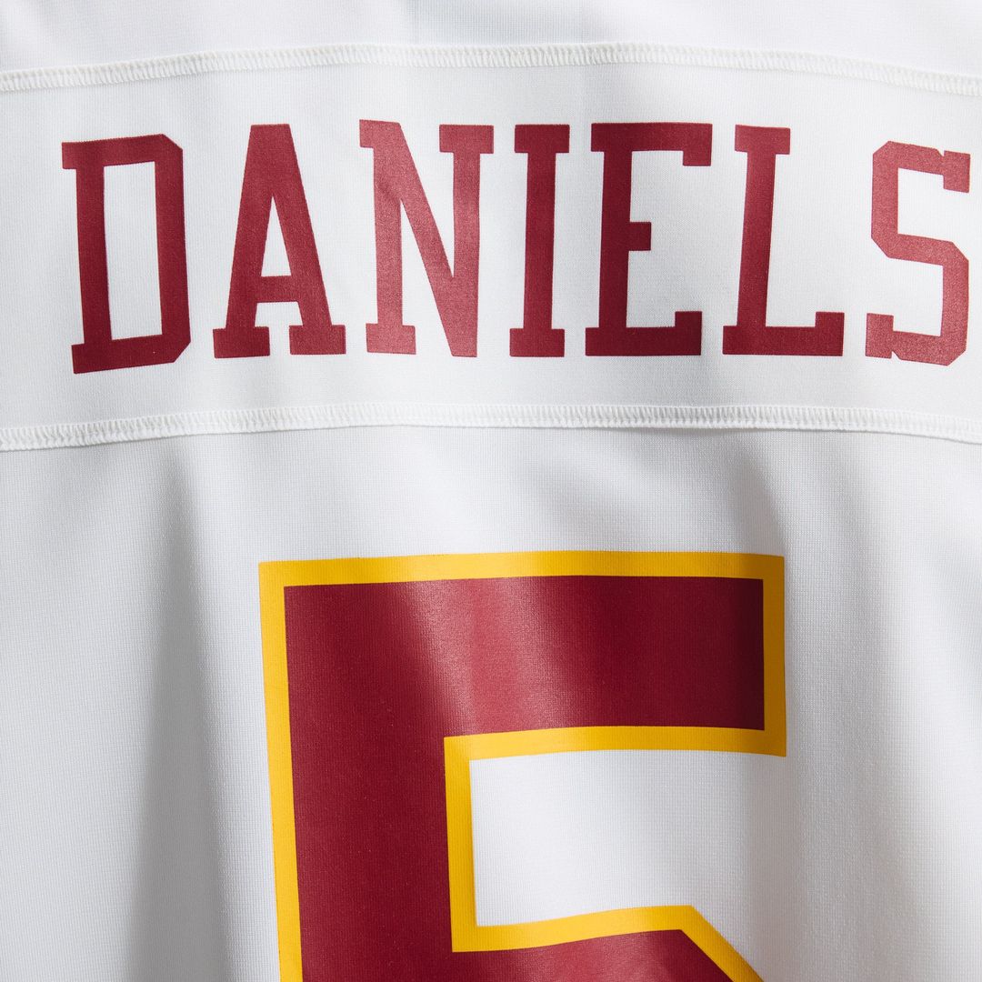 Men's Washington Commanders Jayden Daniels Burgundy Game NFL Football Jersey - view 57