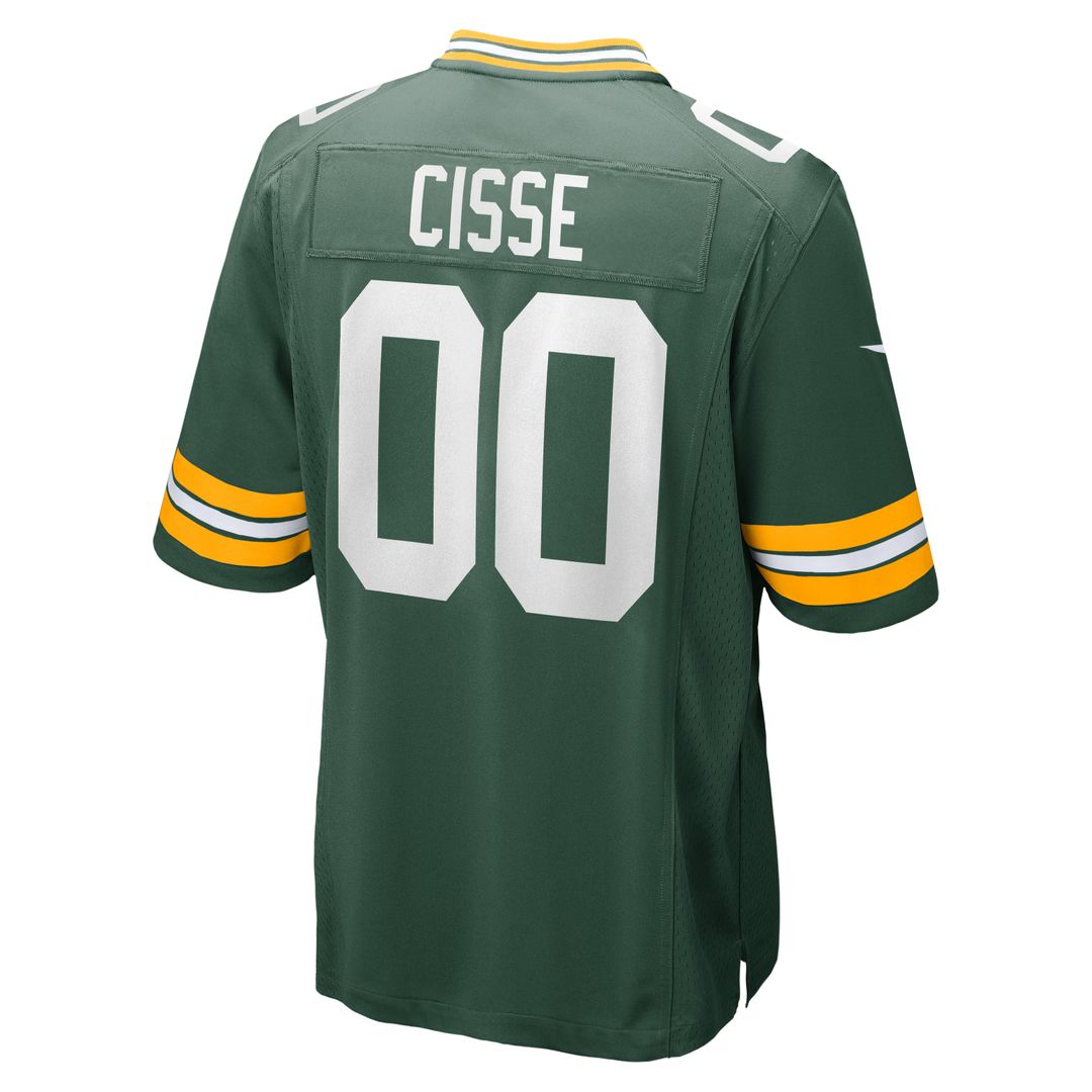 Men's Green Bay Packers Brandon Cisse Green Game NFL Football Jersey - view 3