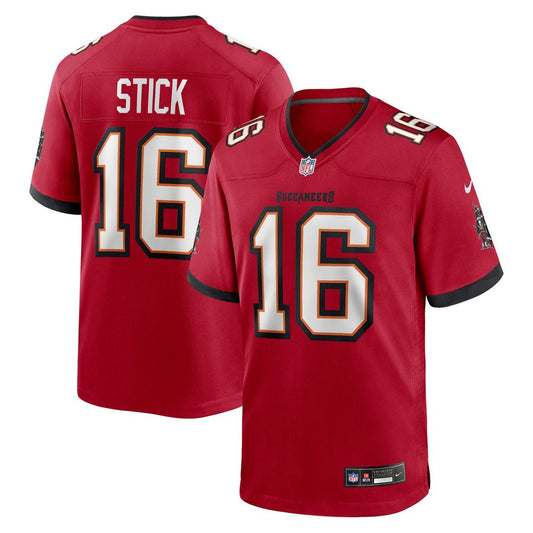 Men's Tampa Bay Buccaneers Easton Stick Red Team Game NFL Football Jersey - view 1