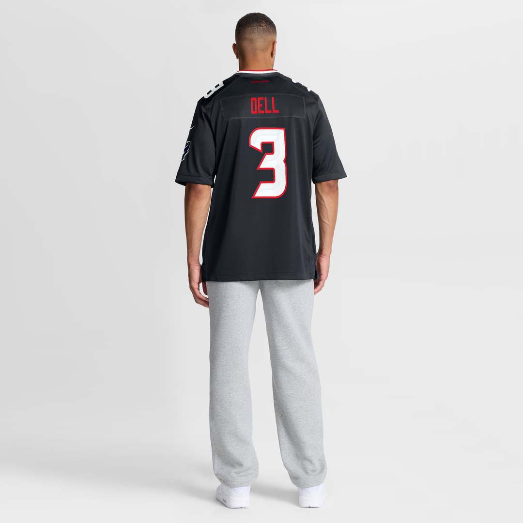 Men's Houston Texans Tank Dell White Game NFL Football Jersey - view 14