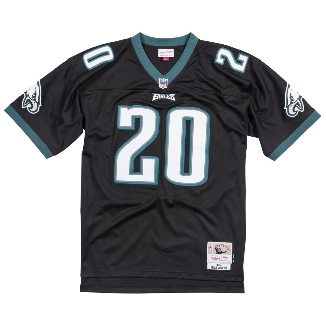 Men's Philadelphia Eagles Brian Dawkins Black Legacy Replica NFL Football Jersey - view 8