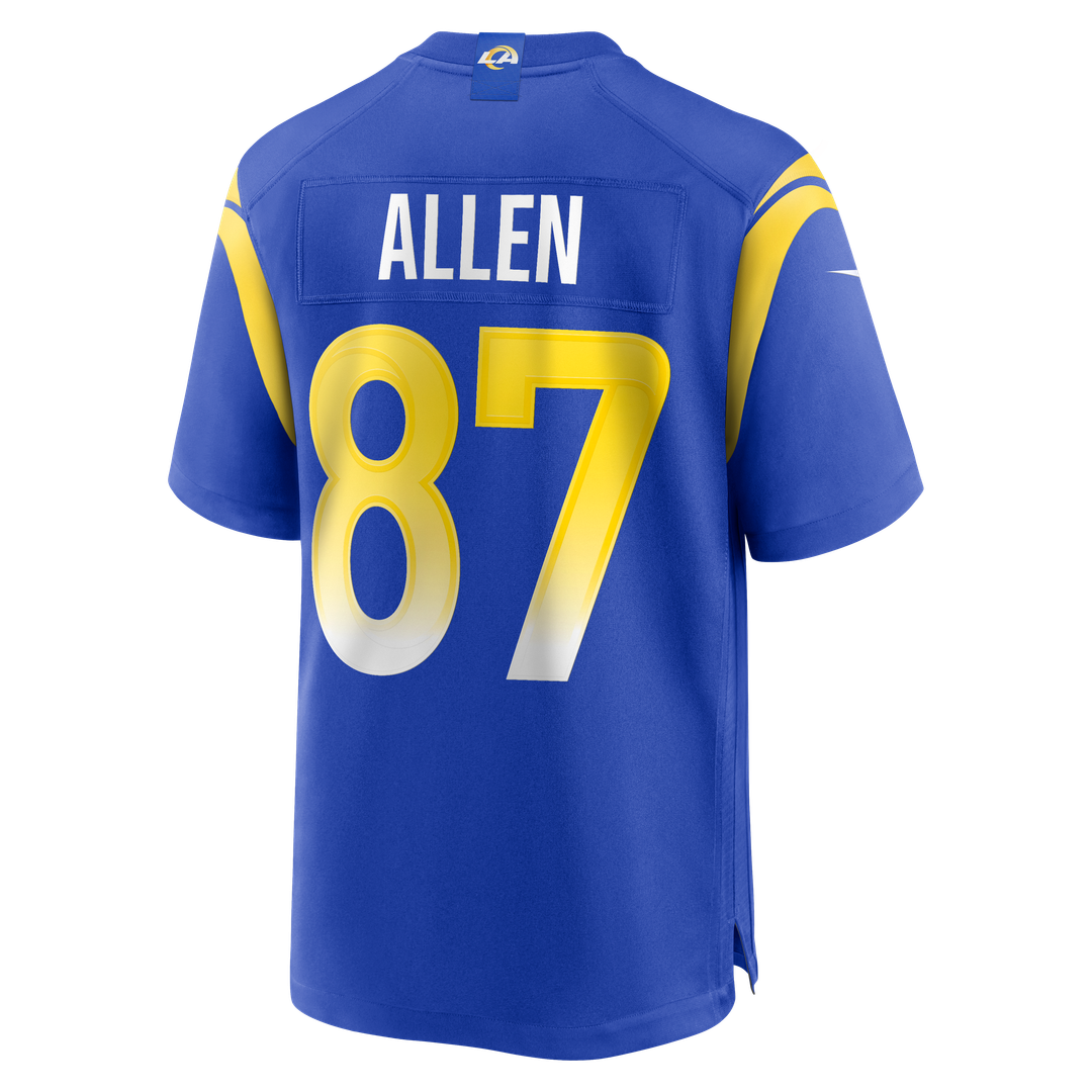 Men's Los Angeles Rams Davis Allen Royal Home Game NFL Football Jersey - view 3