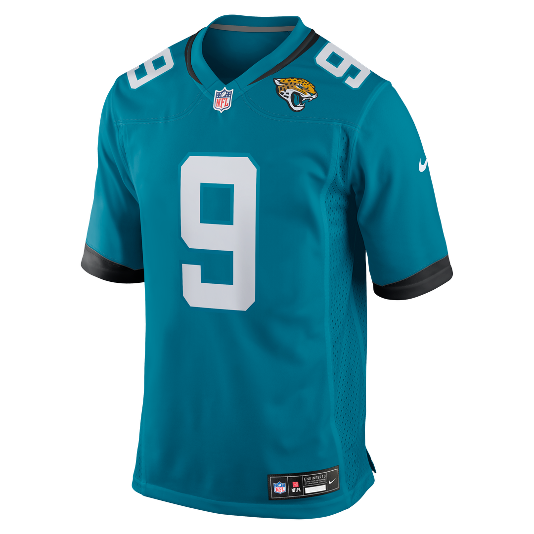 Men's Jacksonville Jaguars Logan Cooke Black Game NFL Football Jersey - view 14