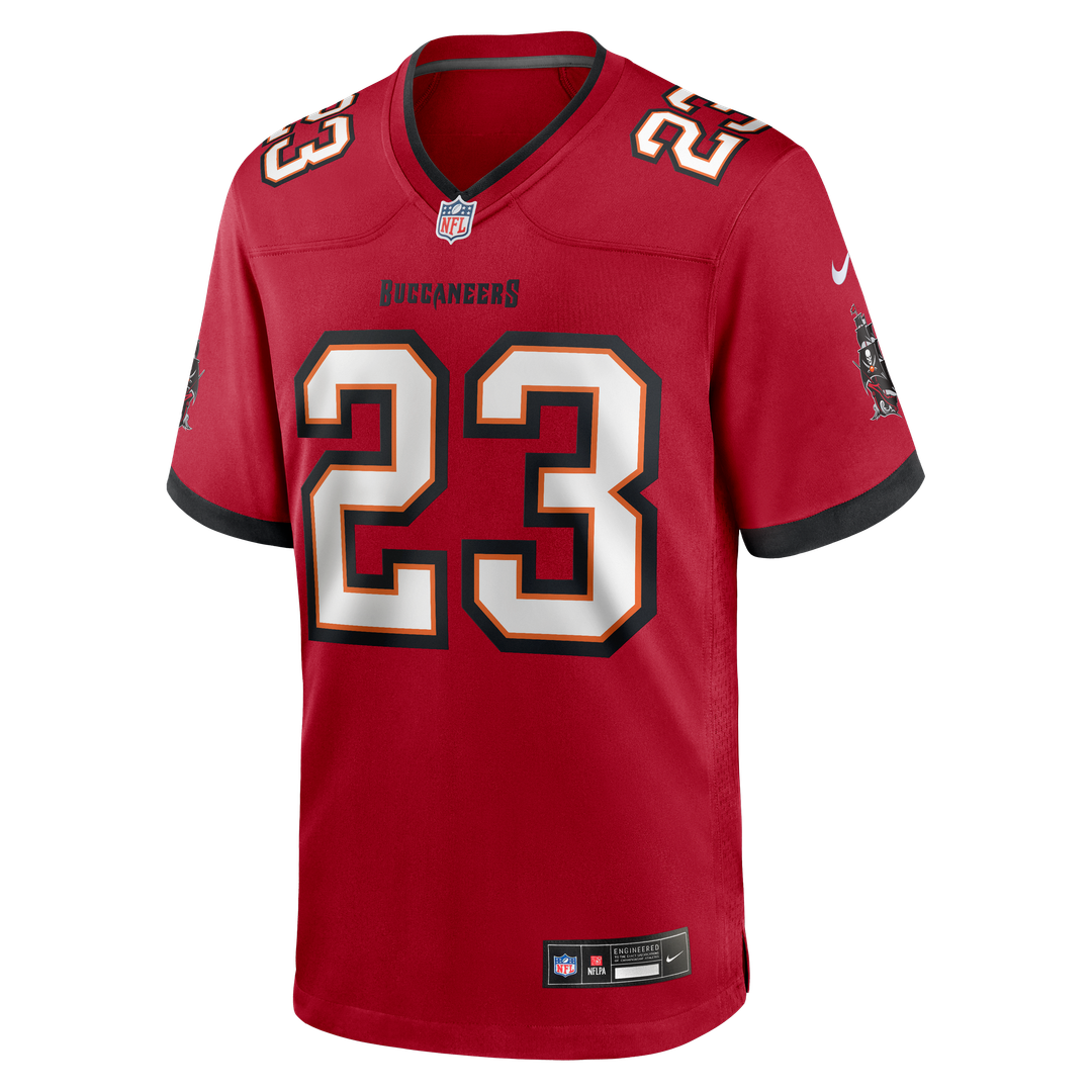 Men's Tampa Bay Buccaneers Tykee Smith Red Game NFL Football Jersey - view 2