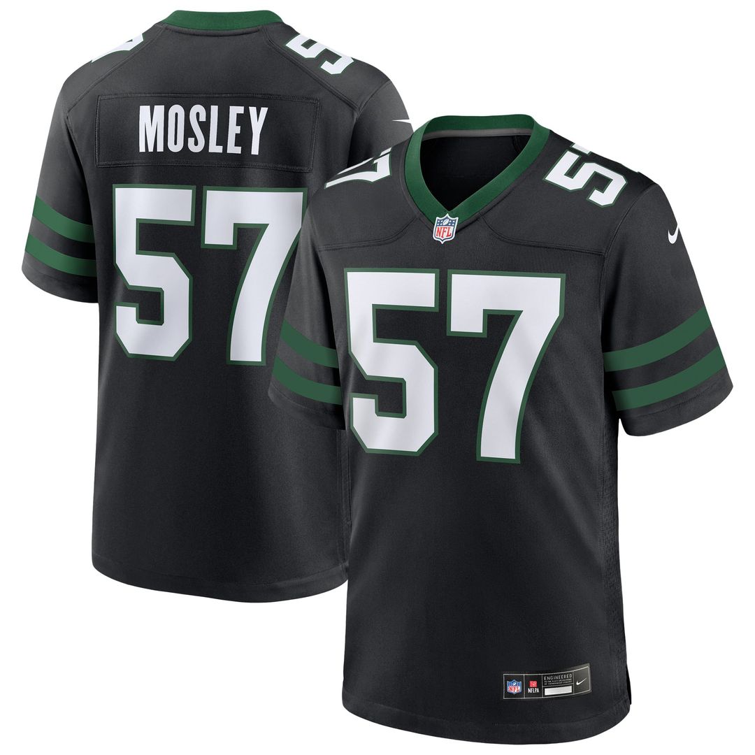 Men's New York Jets C.J. Mosley Legacy White Game NFL Football Jersey - view 7