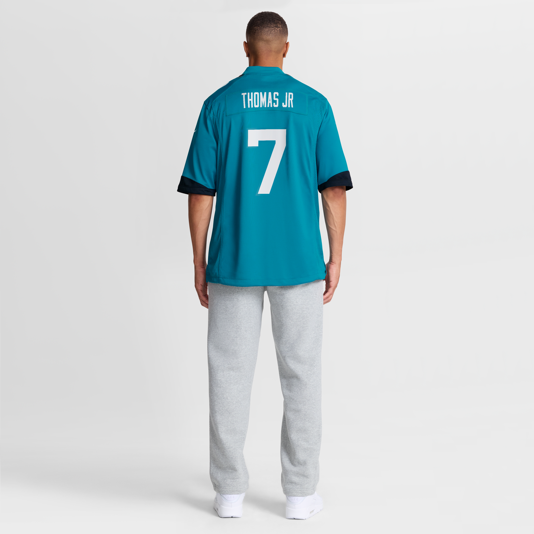 Men's Jacksonville Jaguars Brian Thomas Jr Teal Player Game NFL Football Jersey - view 11