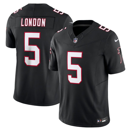 Men's Atlanta Falcons Drake London Black Limited NFL Football Jersey - view 1
