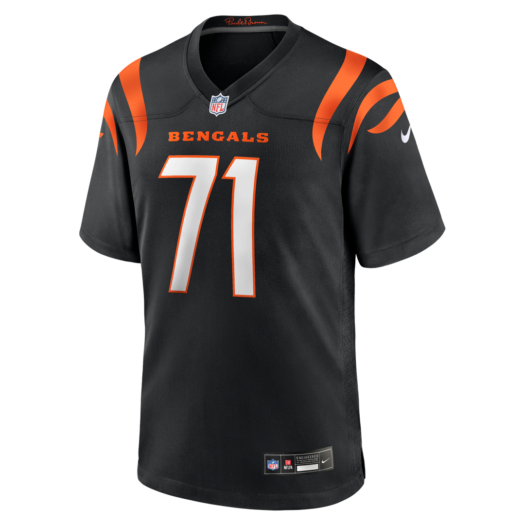 Men's Cincinnati Bengals Amarius Mims Black Player Game NFL Football Jersey - view 2