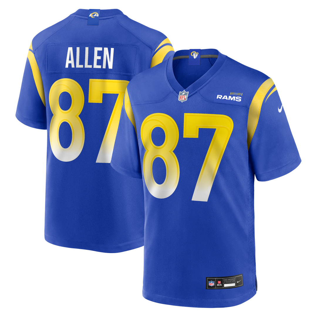 Men's Los Angeles Rams Davis Allen Royal Home Game NFL Football Jersey - view 1