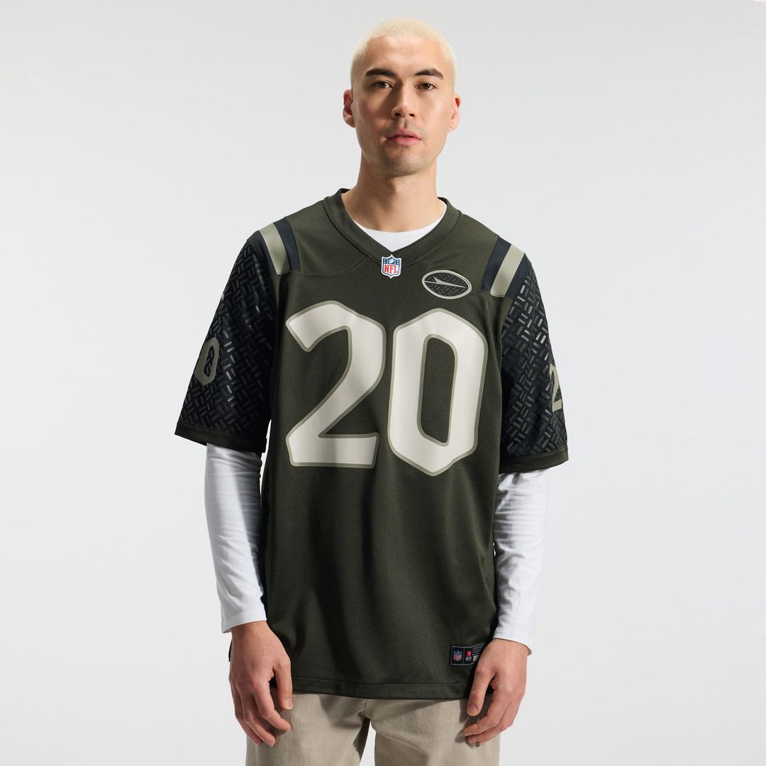 Men's New York Jets Breece Hall Green Rivalries Collection Game NFL Football Jersey - view 3
