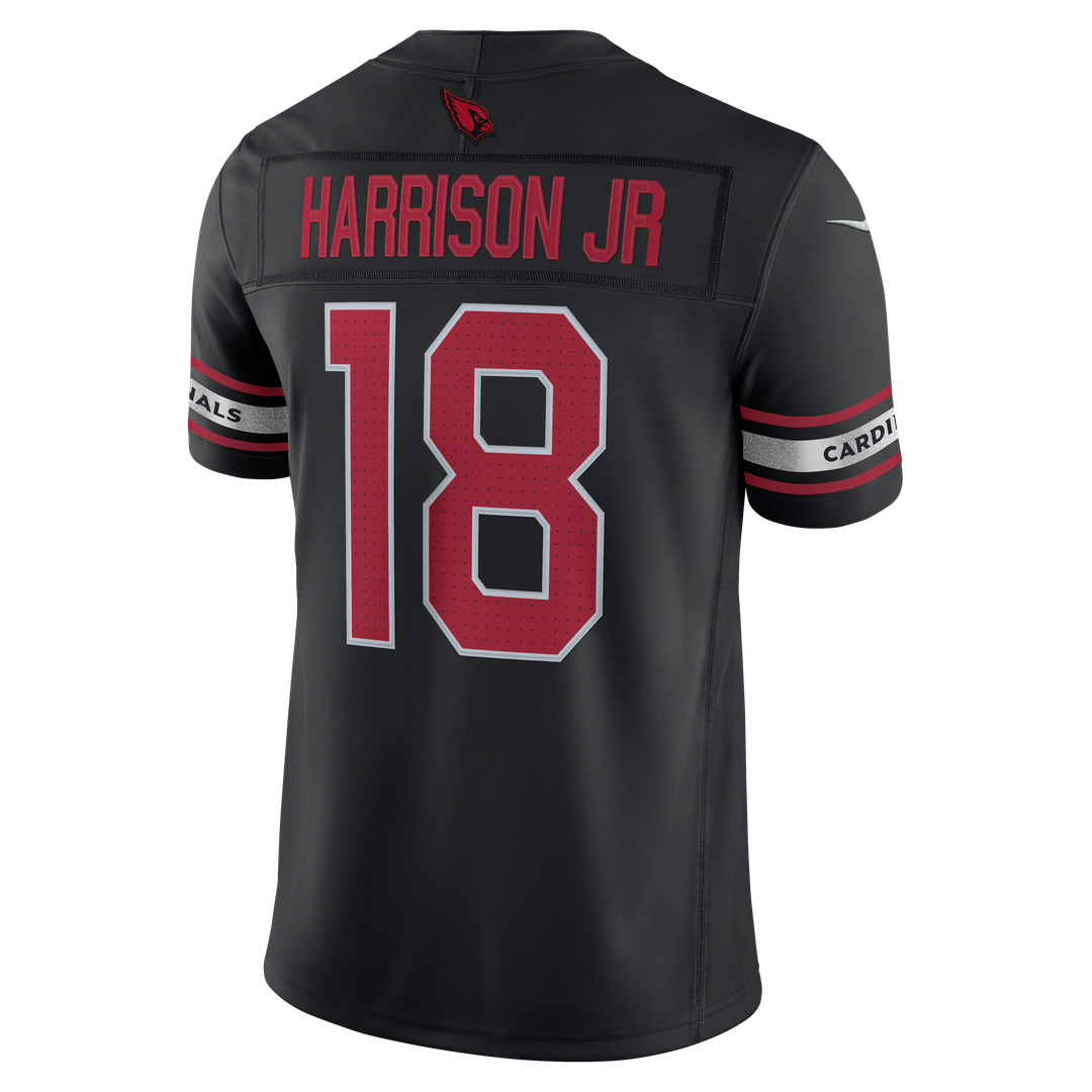 Men's Arizona Cardinals Marvin Harrison Jr. White Stitched Limited NFL Football Jersey - view 9