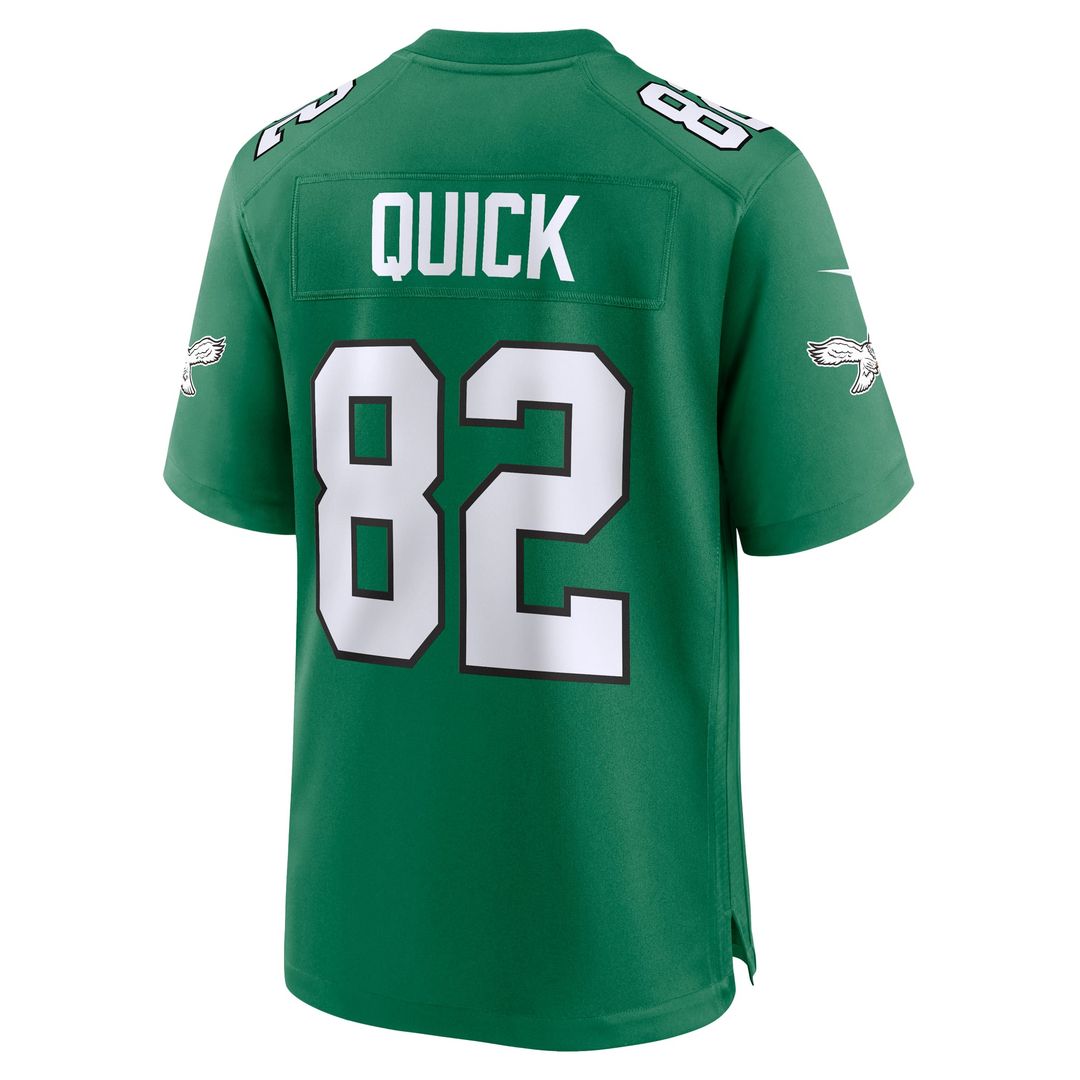 Men's Philadelphia Eagles Mike Quick Kelly Green Retired Player Alternate Game NFL Football Jersey - view 3