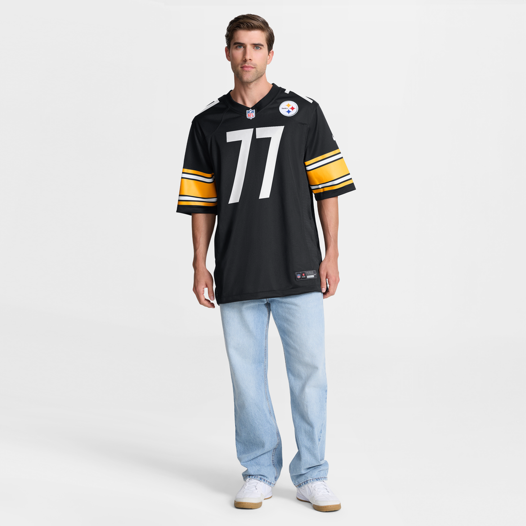 Men's Pittsburgh Steelers Broderick Jones Black Game NFL Football Jersey - view 7