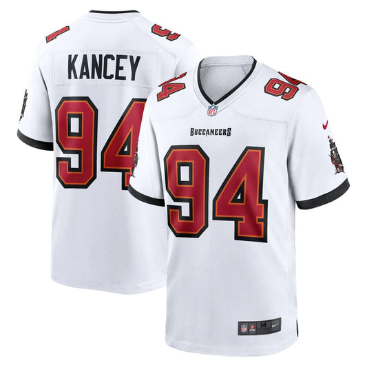 Men's Tampa Bay Buccaneers Calijah Kancey White Game NFL Football Jersey - view 1