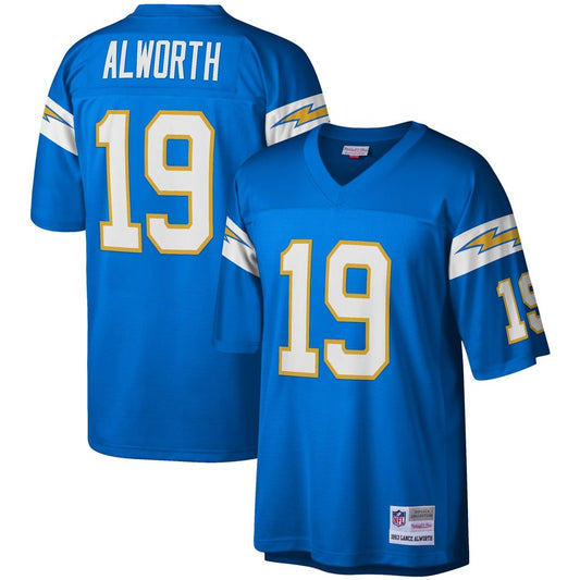 Men's Los Angeles Chargers Lance Alworth Powder Blue Legacy Replica NFL Football Jersey - view 1