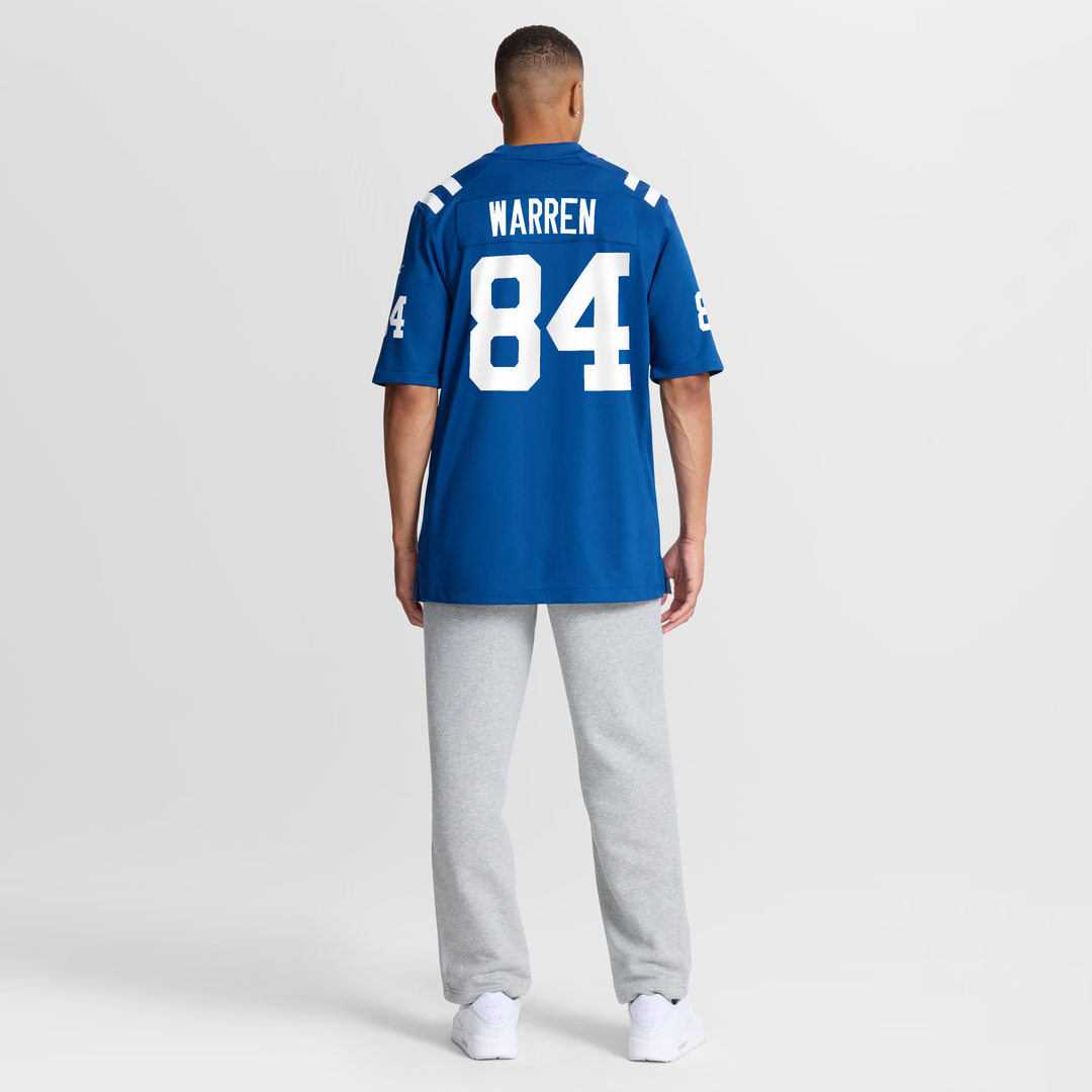 Men's Indianapolis Colts Tyler Warren Royal Team Game NFL Football Jersey - view 8