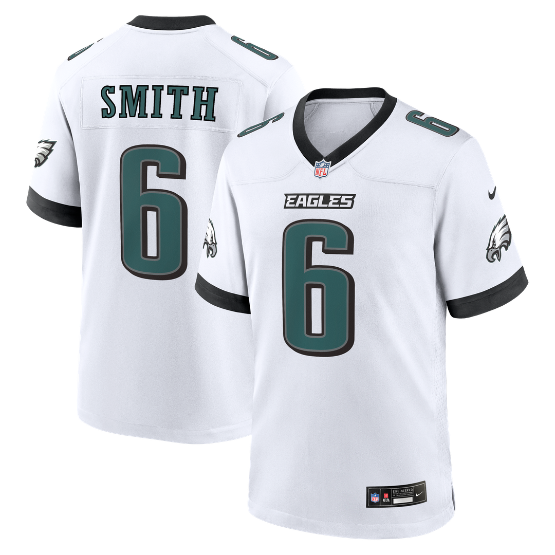 Men's Philadelphia Eagles DeVonta Smith Black Alternate Game NFL Football Jersey - view 7