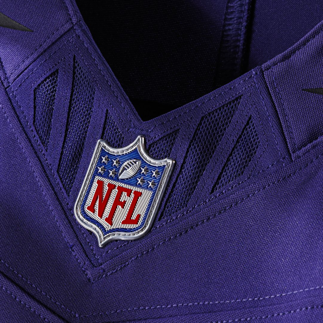 Men's Baltimore Ravens Roquan Smith Purple Team Stitched Limited NFL Football Jersey - view 4