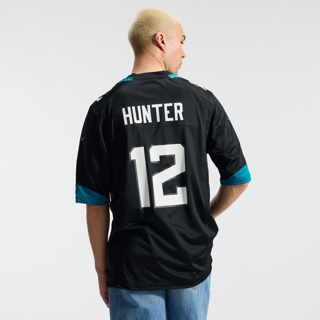 Men's Jacksonville Jaguars Travis Hunter Black Alternate Game NFL Football Jersey - view 18
