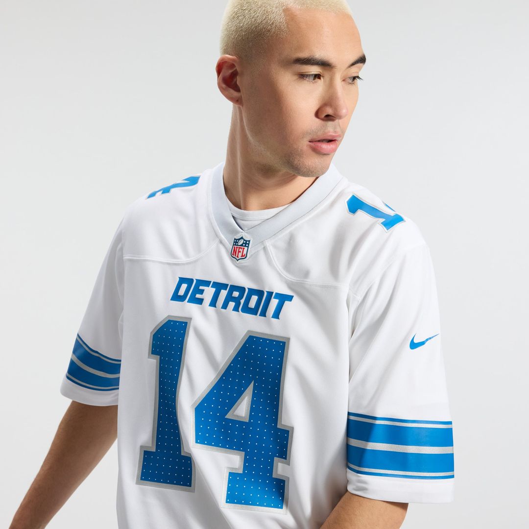 Men's Detroit Lions Amon-Ra St. Brown Blue Game NFL Football Jersey - view 37