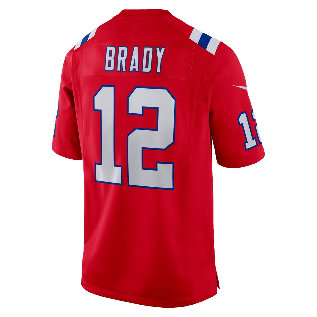 Men's New England Patriots Tom Brady White Retired Game NFL Football Jersey - view 15