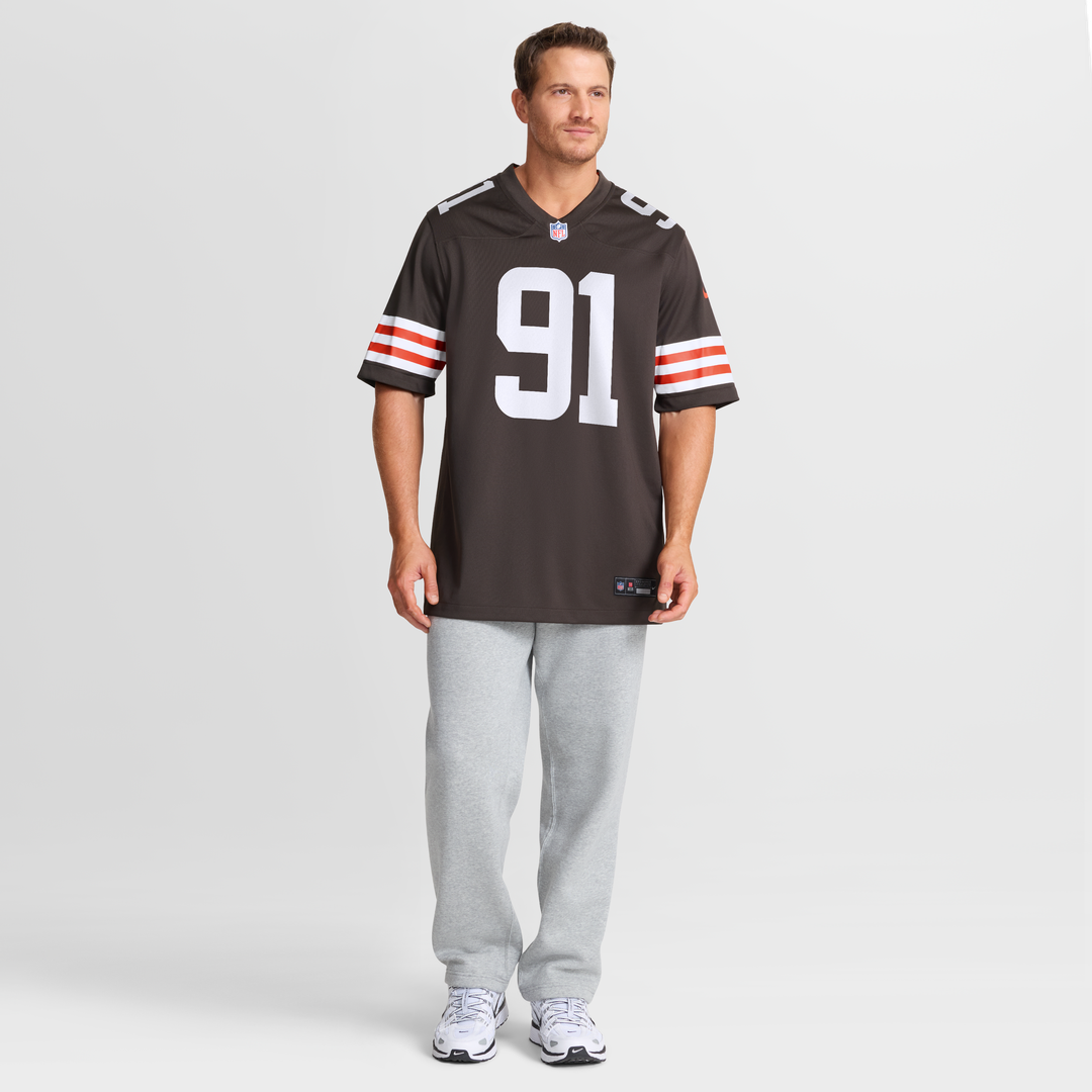 Men's Cleveland Browns Alex Wright Brown Team Game NFL Football Jersey - view 7