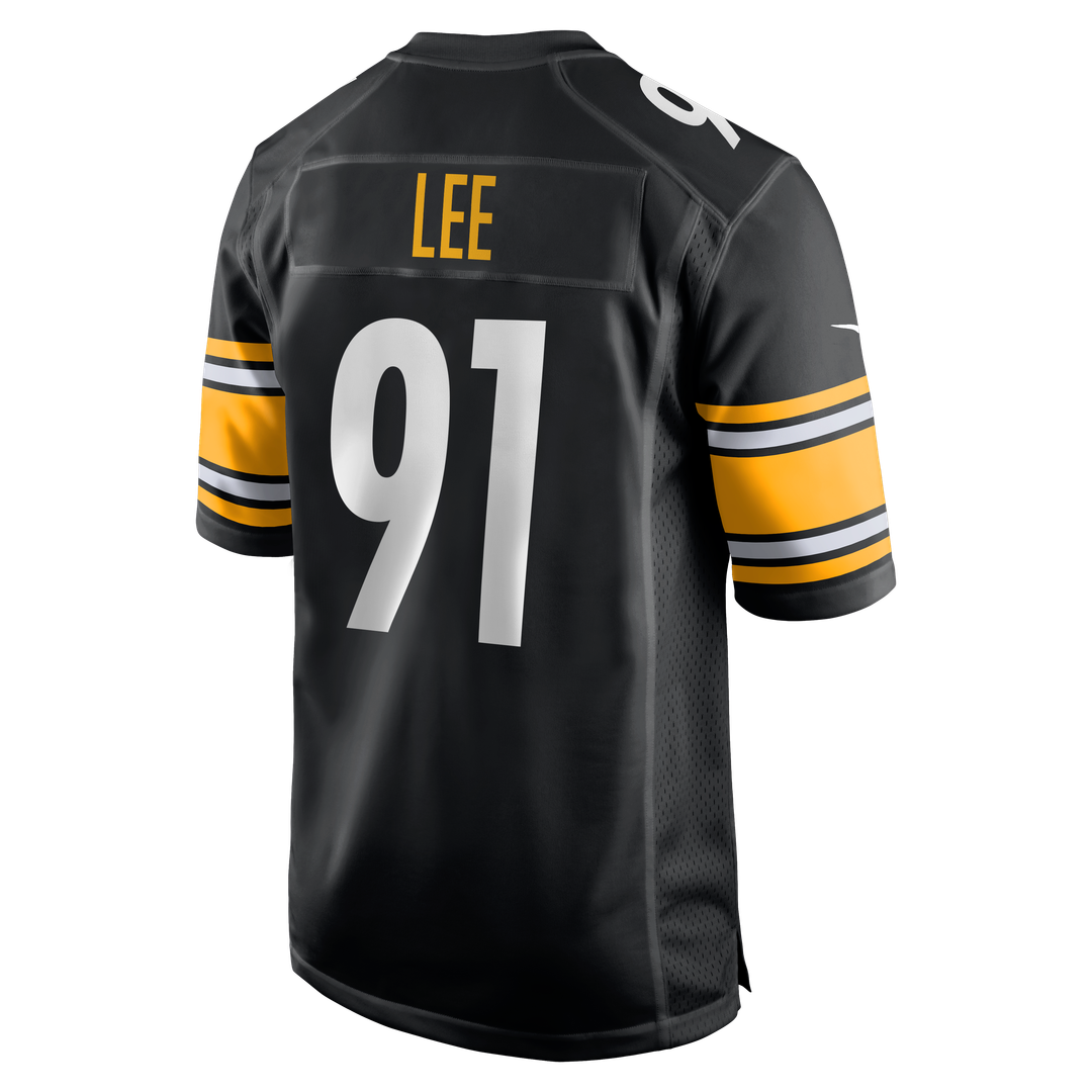 Men's Pittsburgh Steelers Logan Lee Black Game NFL Football Jersey - view 3