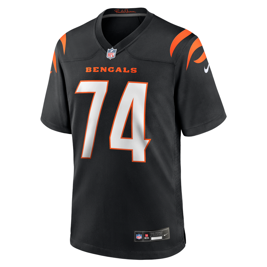 Men's Cincinnati Bengals Jalen Rivers Black Team Game NFL Football Jersey - view 2