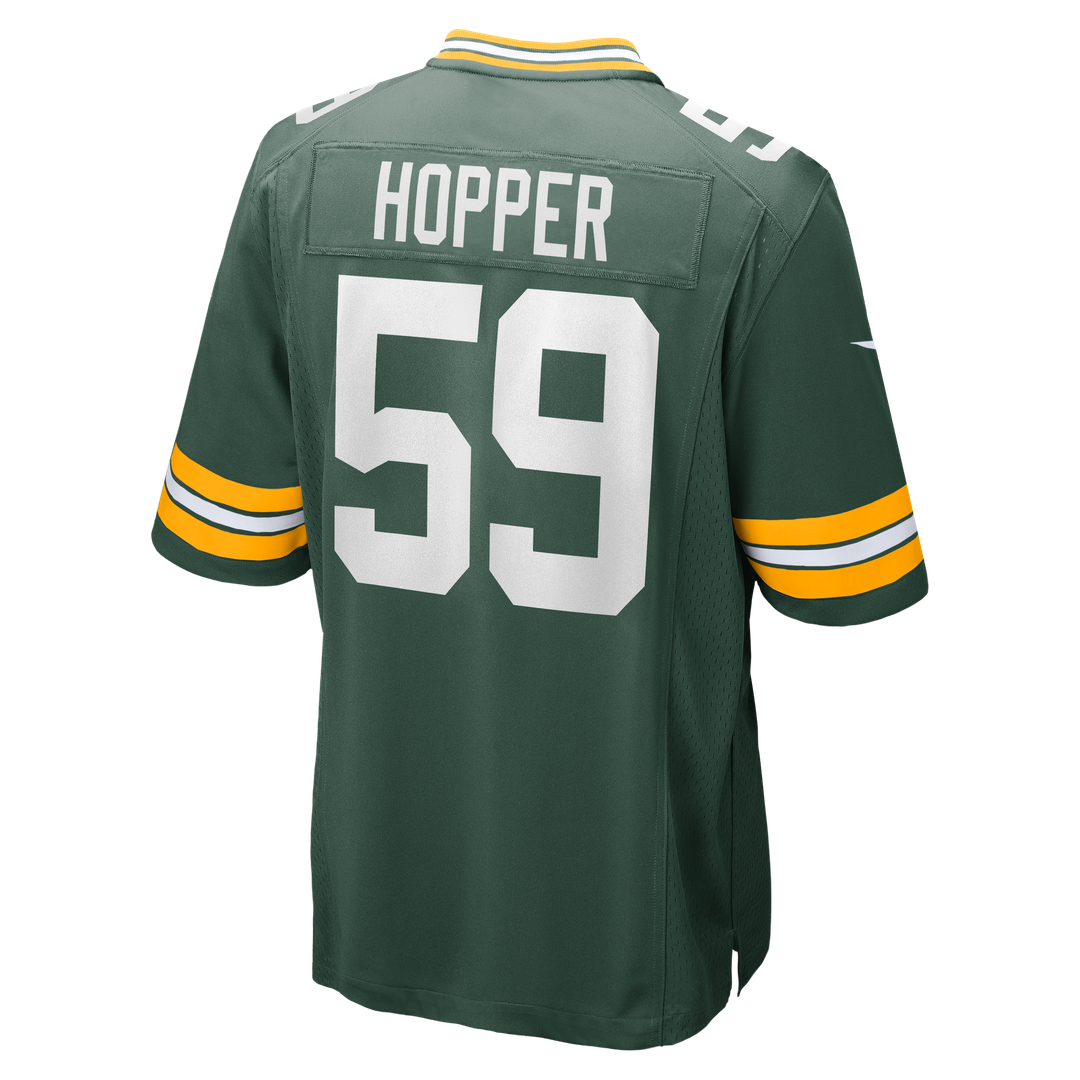 Men's Green Bay Packers Ty'Ron Hopper Green Game NFL Football Jersey - view 3