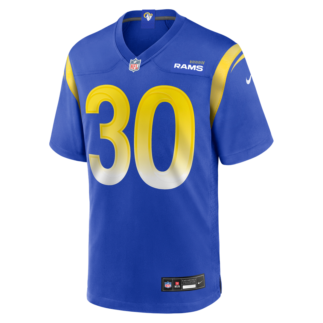 Men's Los Angeles Rams Josh Wallace Royal Game NFL Football Jersey - view 2