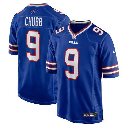 Men's Buffalo Bills Bradley Chubb Royal Team Game NFL Football Jersey - view 1