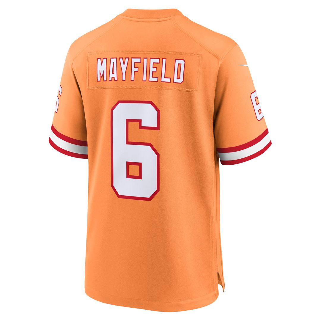 Men's Tampa Bay Buccaneers Baker Mayfield White Away Game NFL Football Jersey - view 45