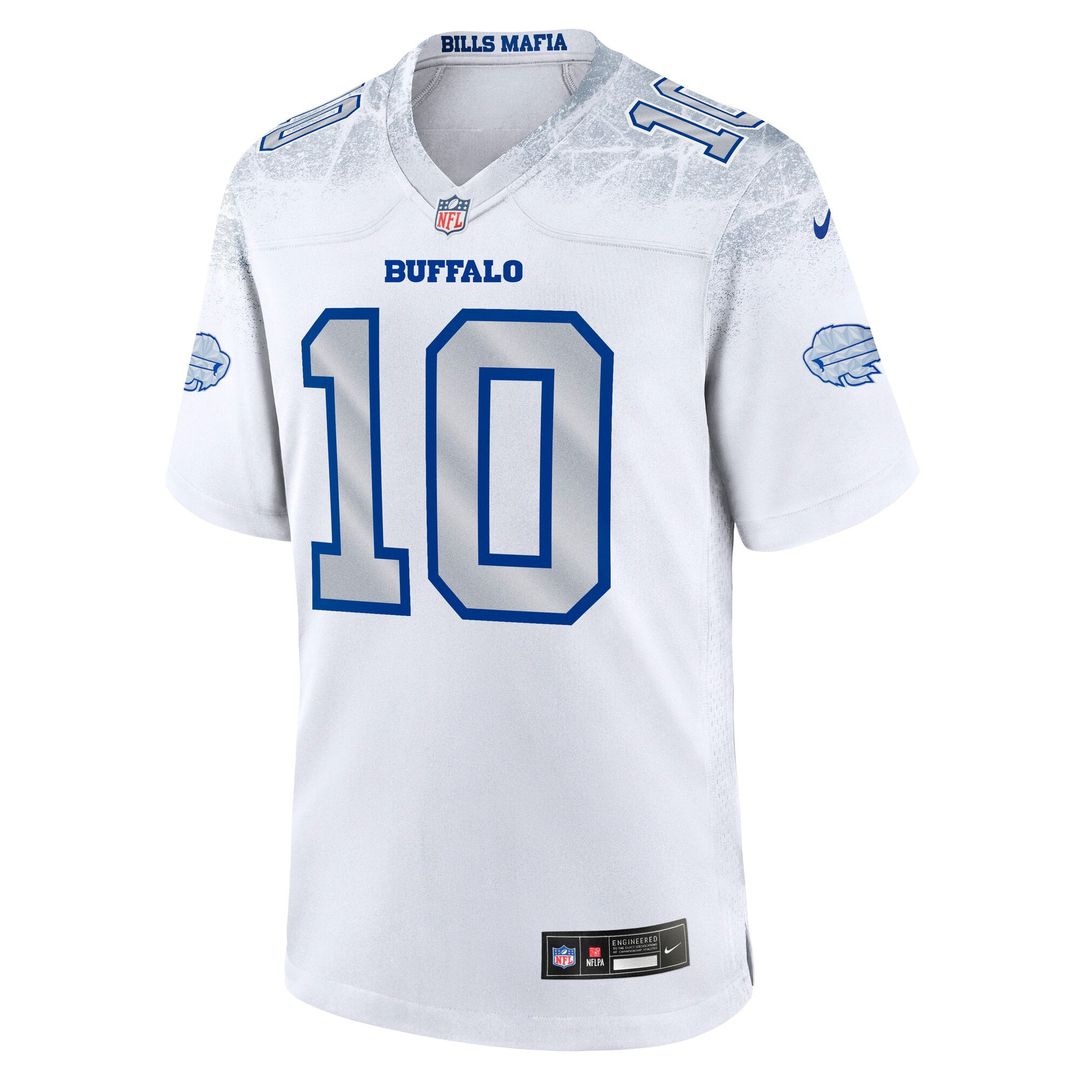 Men's Buffalo Bills Khalil Shakir White Rivalries Collection Game NFL Football Jersey - view 2
