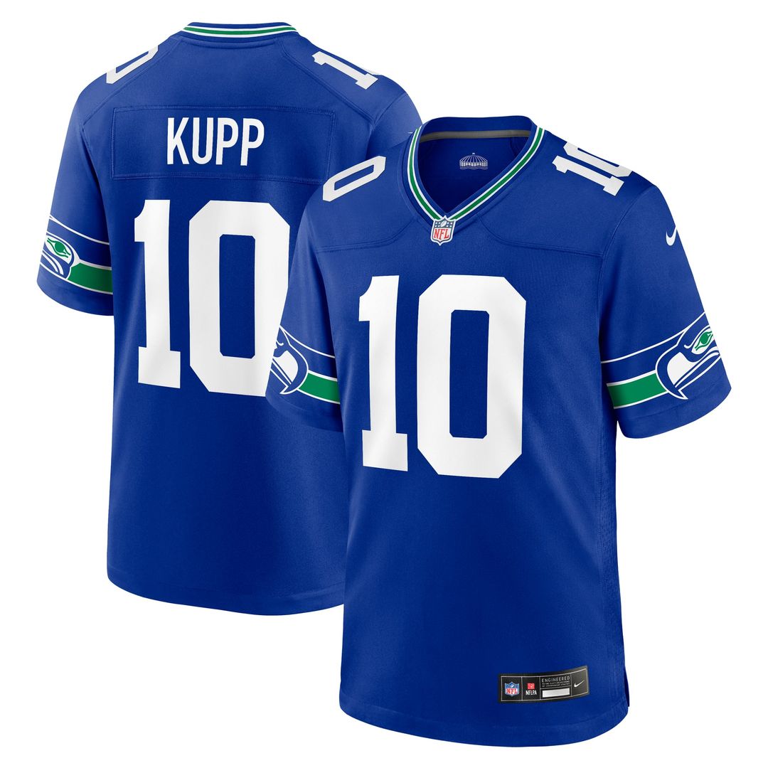 Men's Seattle Seahawks Cooper Kupp Royal Alternate Game NFL Football Jersey - view 4