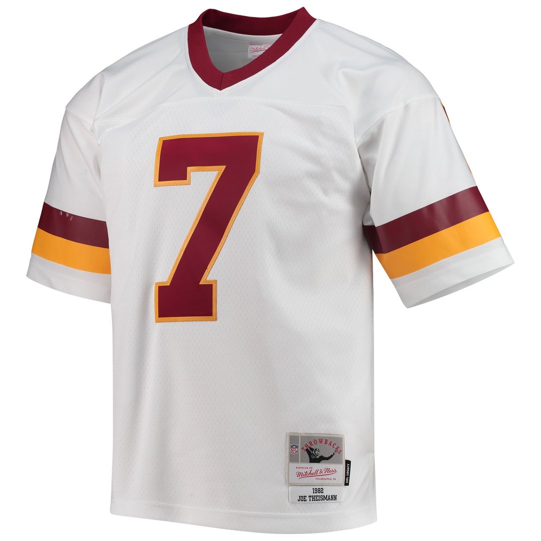 Men's Washington Football Team Joe Theismann White Legacy Replica NFL Football Jersey - view 2